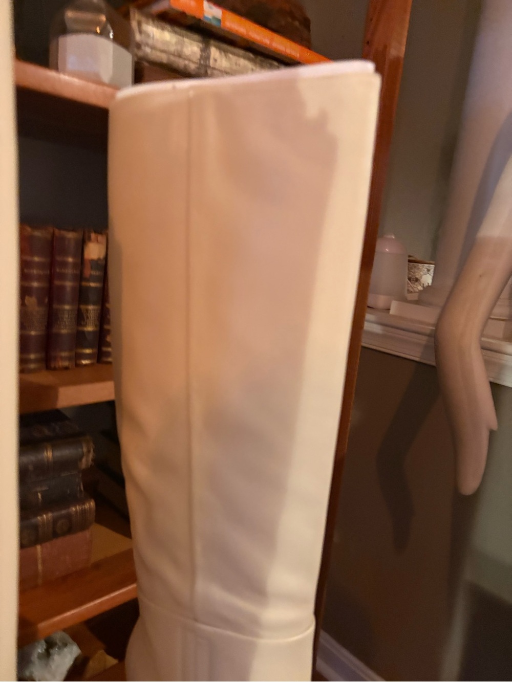 Sam Edelman Vance Ivory Knee Pointed-Toe Boots - Picture 7 of 13